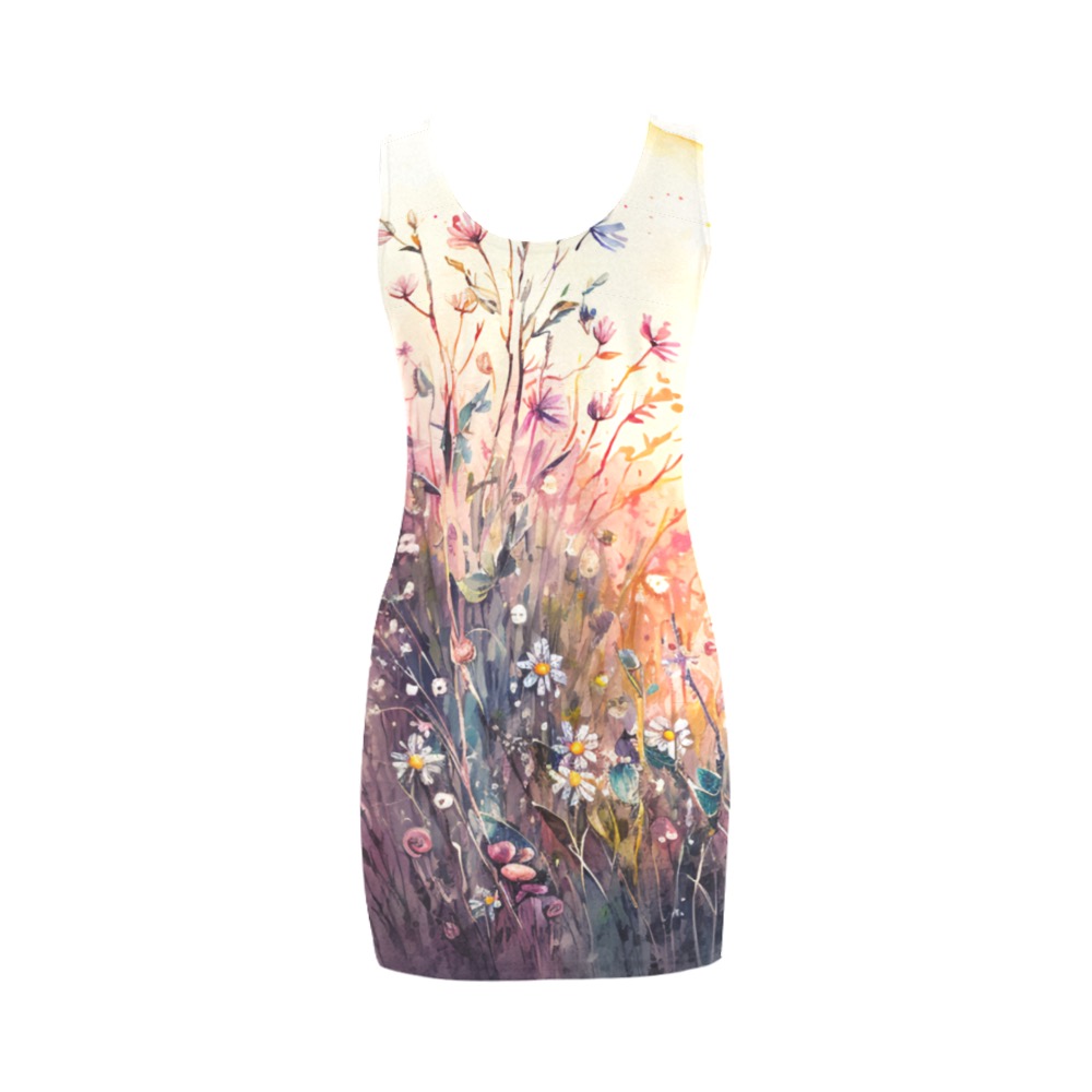 Wildflower Field Paper8 Medea Vest Dress (Model D06)