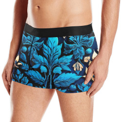 flowers botanic art (9) men boxer Men's All Over Print Boxer Briefs (Model L10)