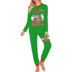 There's Some Ho's In This House (G) Women's All Over Print Pajama Set