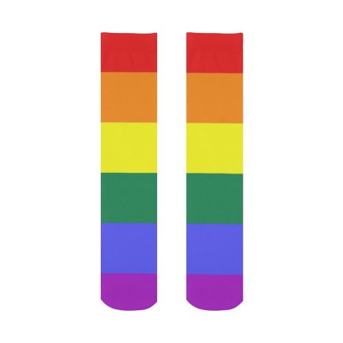 Gay Pride Rainbow All Over Print Socks for Women