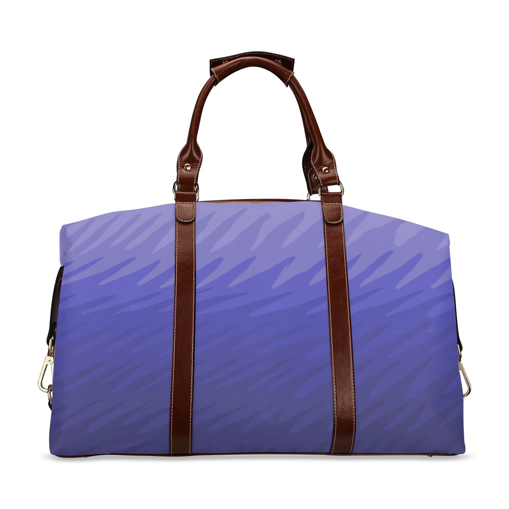 dk blue wavespike Classic Travel Bag (Model 1643) Remake