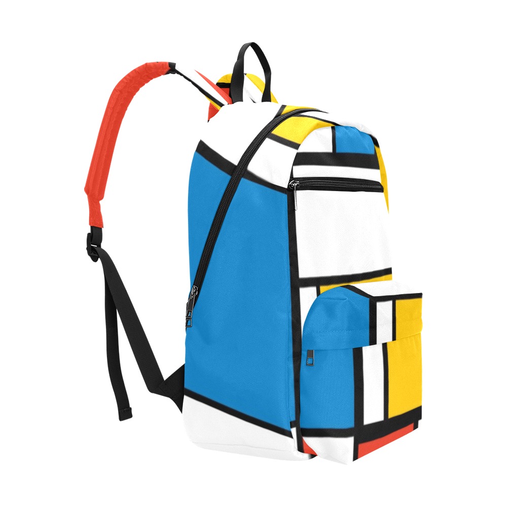 Mondrian De Stijl Modern Large Capacity Travel Backpack (Model 1691)