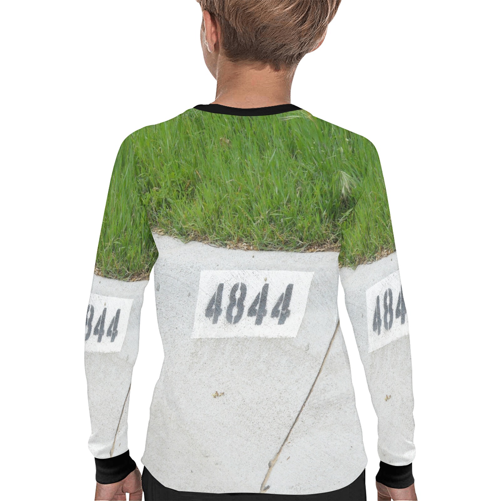 Street Number 4844 Kids' All Over Print Long Sleeve T-shirt (Model T51)