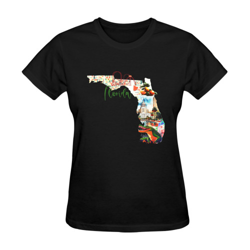 The State Of  Florida Sunny Women's T-shirt (Model T05)
