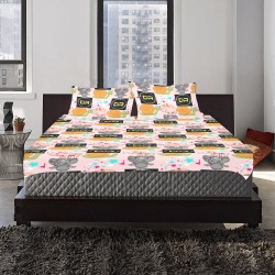 Animals 3-Piece Bedding Set