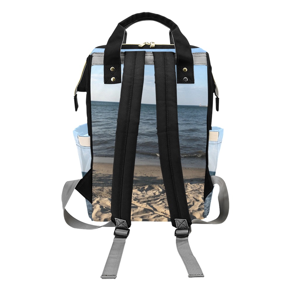 Beach Collection Multi-Function Diaper Backpack/Diaper Bag (Model 1688)