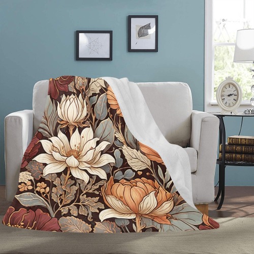 Fabulous Florals 17 Ultra-Soft Micro Fleece Blanket 60"x80"