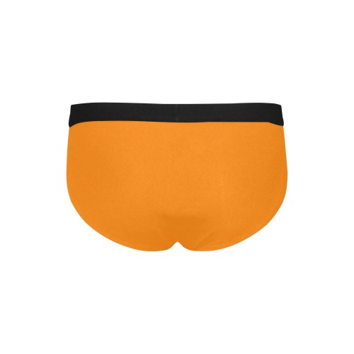 color UT orange Men's Mid Rise Briefs (Model L48)