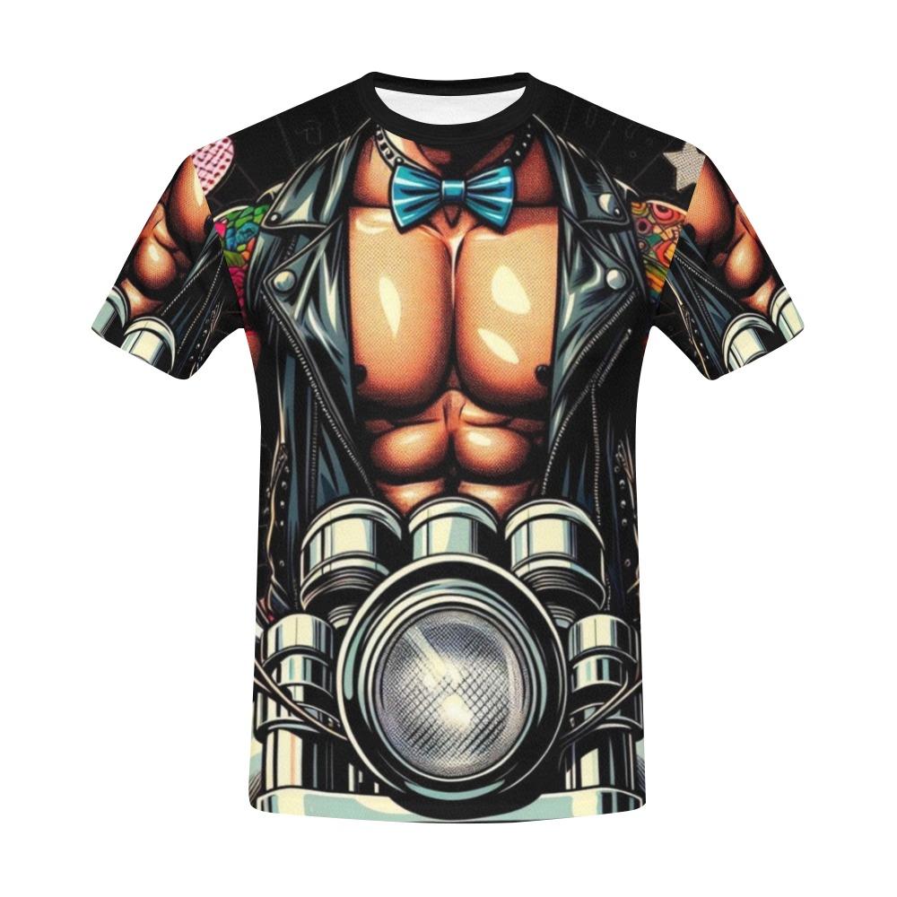 More Sexy by Fetishworld All Over Print T-Shirt for Men (USA Size) (Model T40)