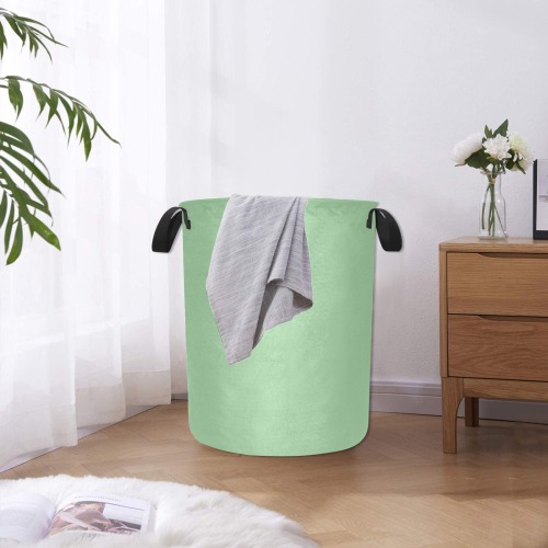 color dark sea green Laundry Bag (Large)