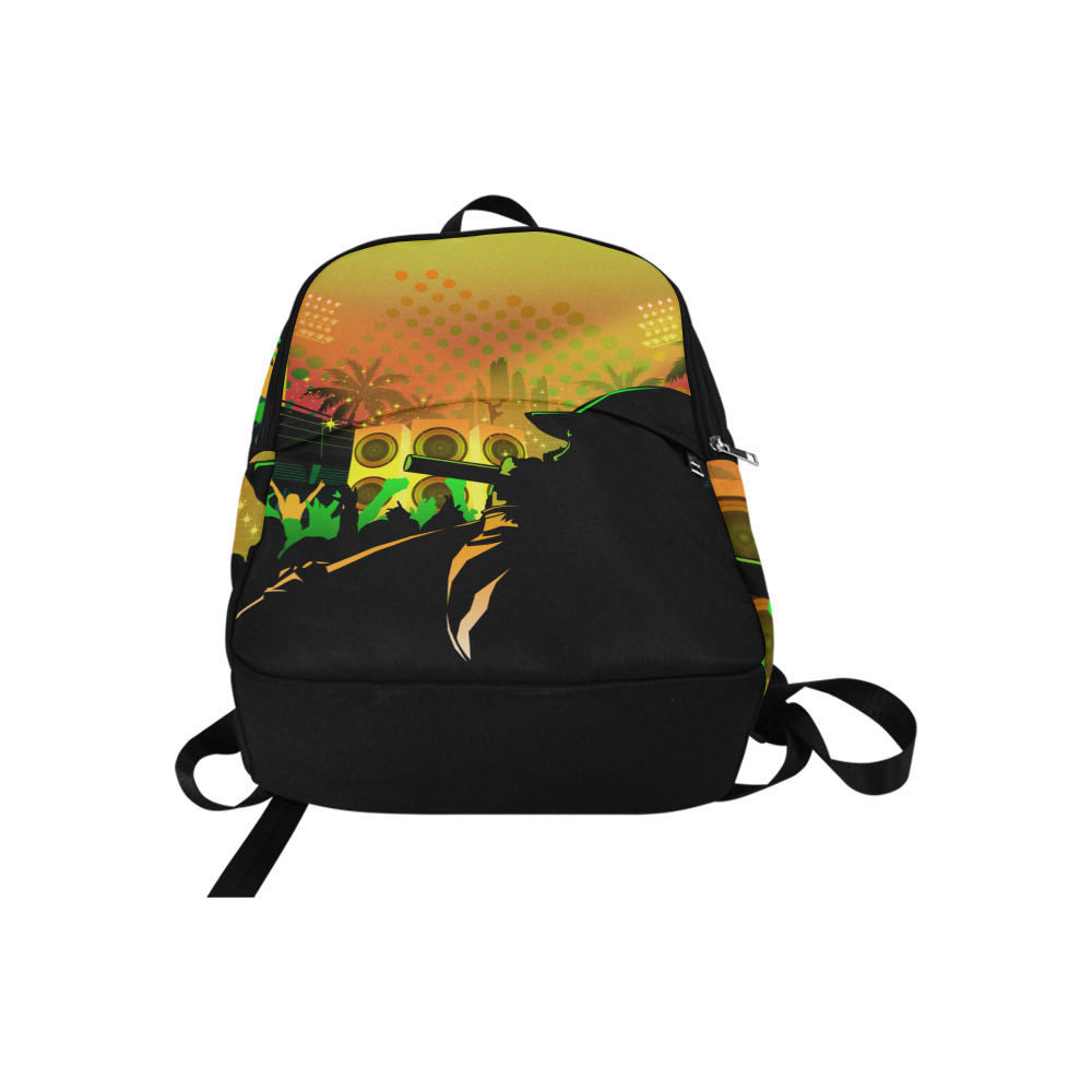 Rock The Crowd Fabric Backpack for Adult (Model 1659)