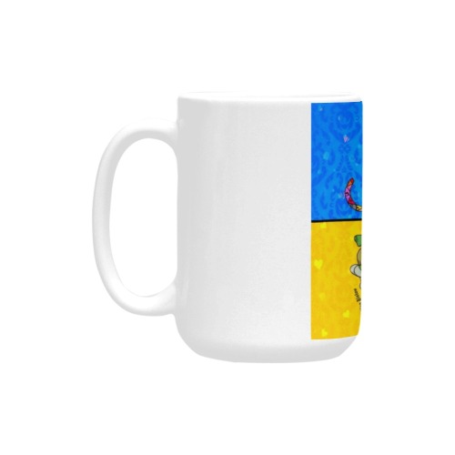 Freedom Mug by Nico Bielow Custom Ceramic Mug (15OZ)