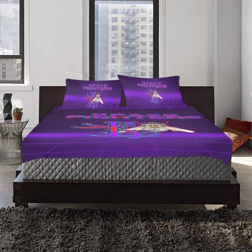 Space Fighter Collectable Fly 3-Piece Bedding Set