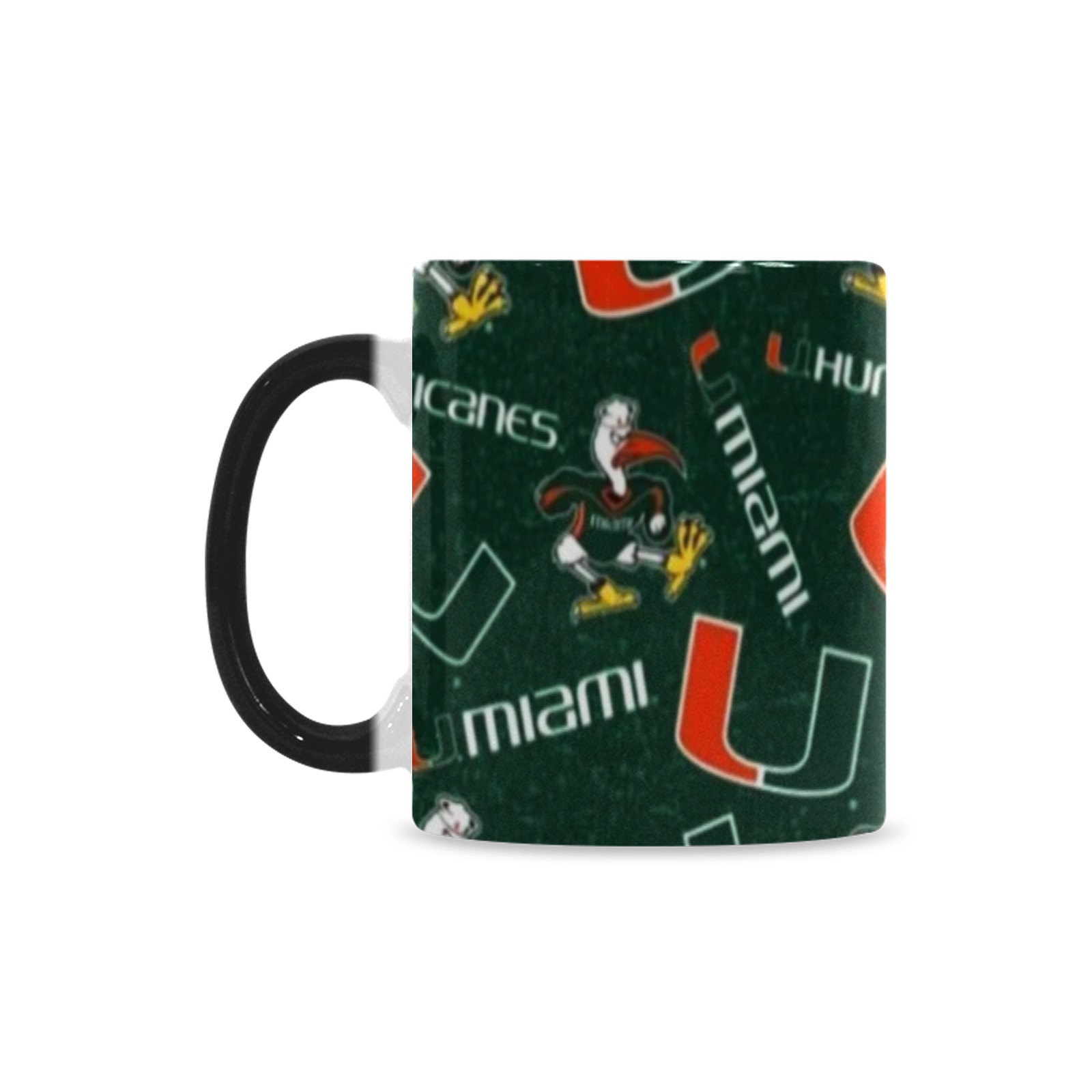 Miami Hurricanes Custom Morphing Mug