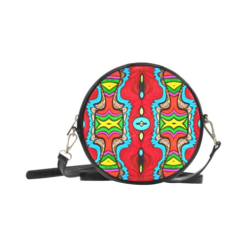 Aztec Inspired Round Sling Bag (Model 1647)
