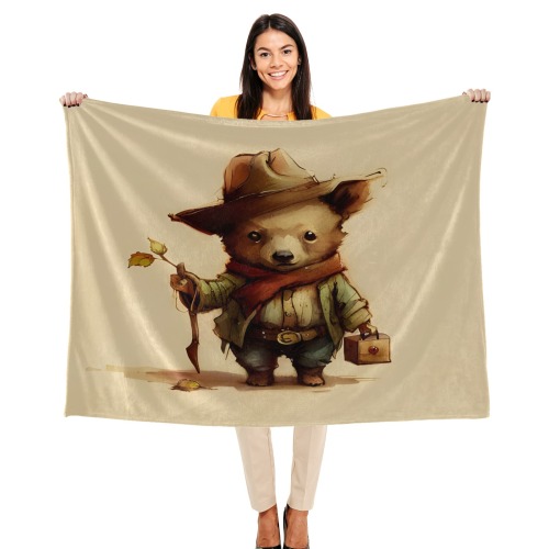 Little Bears 2 Ultra-Soft Micro Fleece Blanket 50"x40"