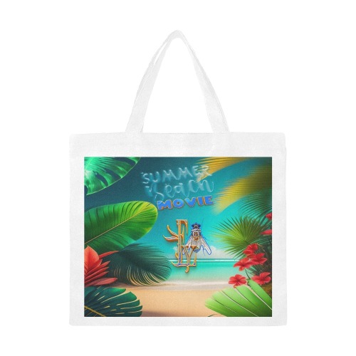 Summer Beach Movie Collectable Fly Canvas Tote Bag/Large (Model 1702)