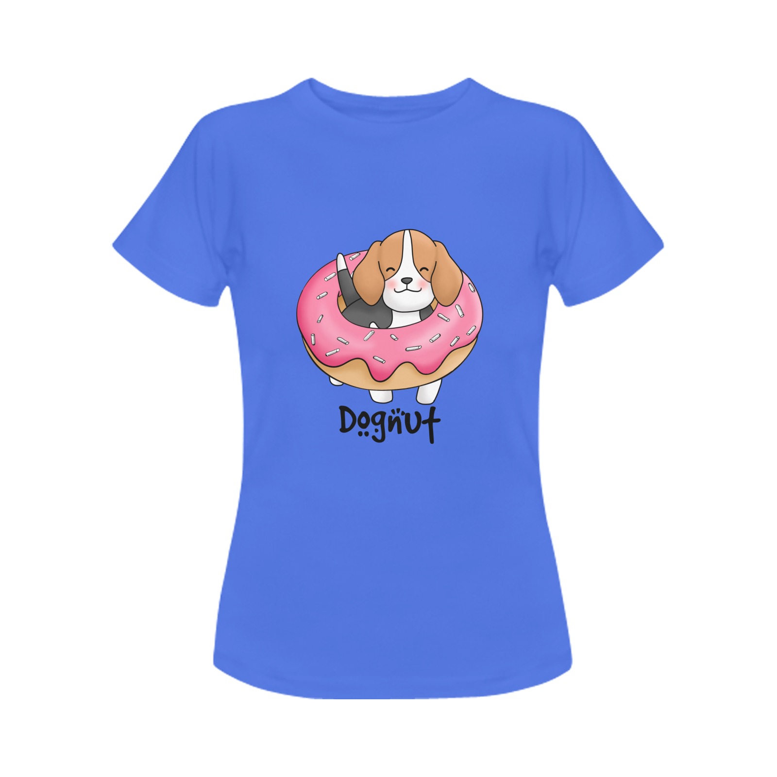 Dognut (B) Women's T-Shirt in USA Size (Front Printing Only)