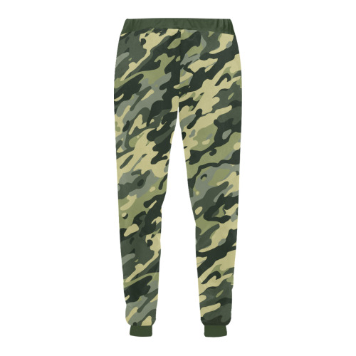 Modern Jungle Fashion Camo Men's All Over Print Sweatpants (Model L11)