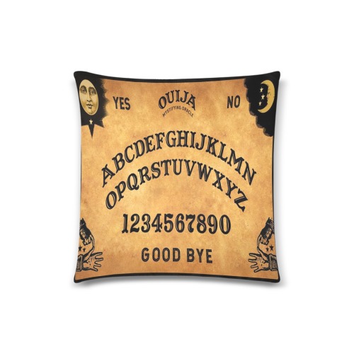 Ouija Board Custom Zippered Pillow Case 18"x18"(Twin Sides)