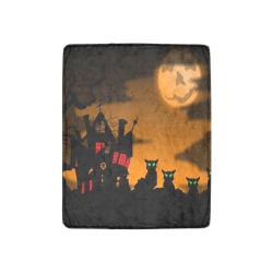 Halloween Cats Ultra-Soft Micro Fleece Blanket 30''x40''