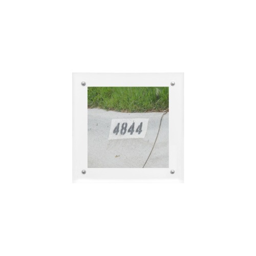 Street Number 4844 Acrylic Magnetic Photo Frame 5"x5"