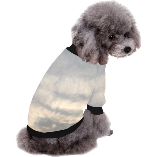 Rippled Cloud Collection Pet Dog Round Neck Shirt