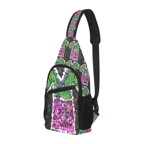 The Dress All Over Print Chest Bag (Model 1719)