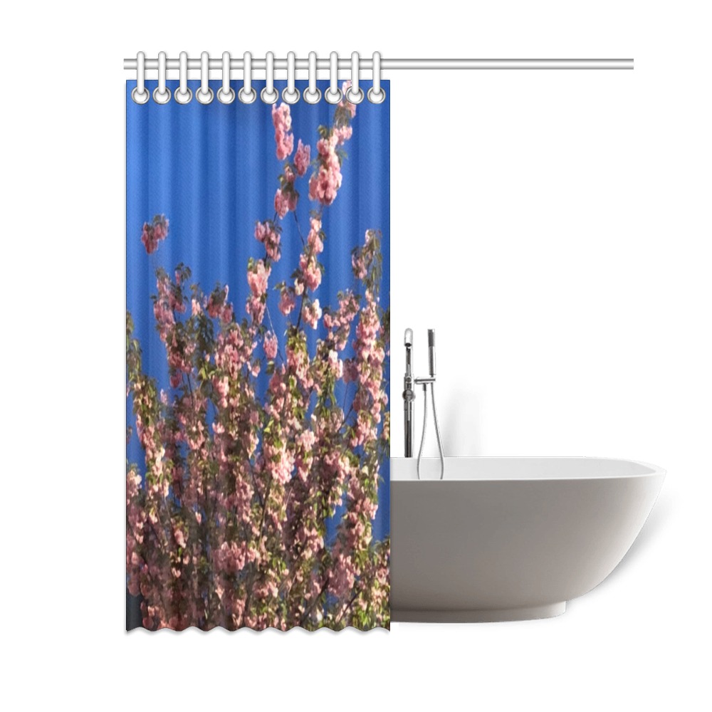 Cherry Tree Collection Shower Curtain 60"x72"
