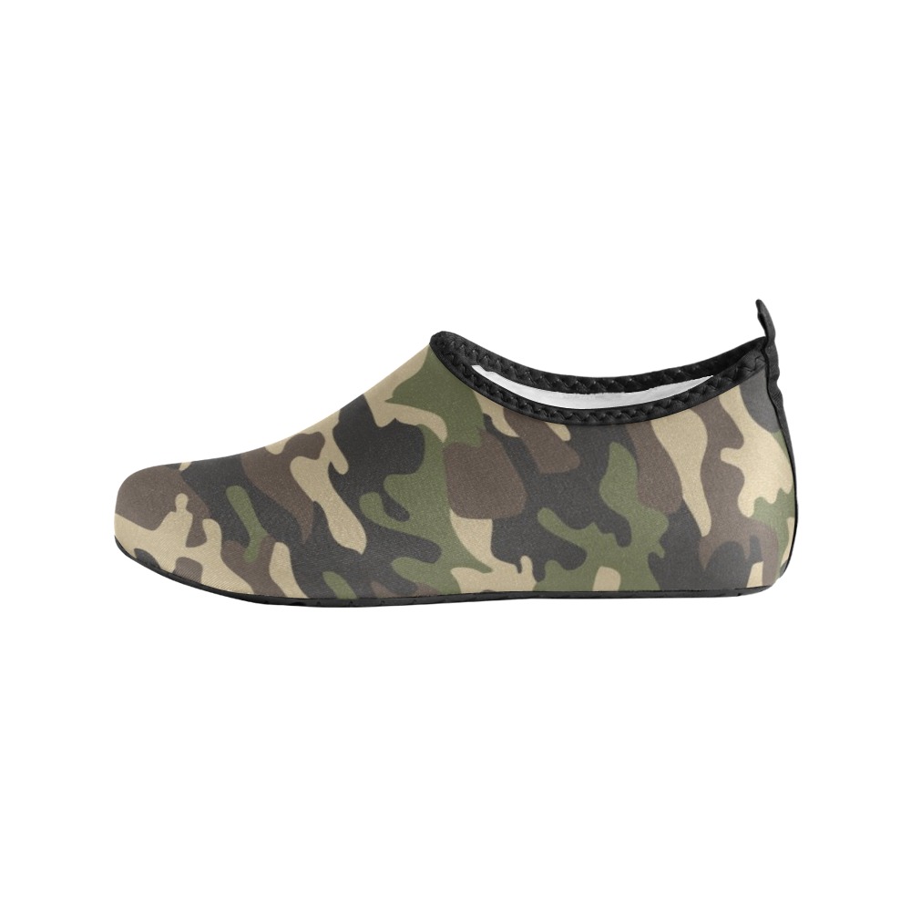 Camouflage Kids' Slip-On Water Shoes (Model 056)