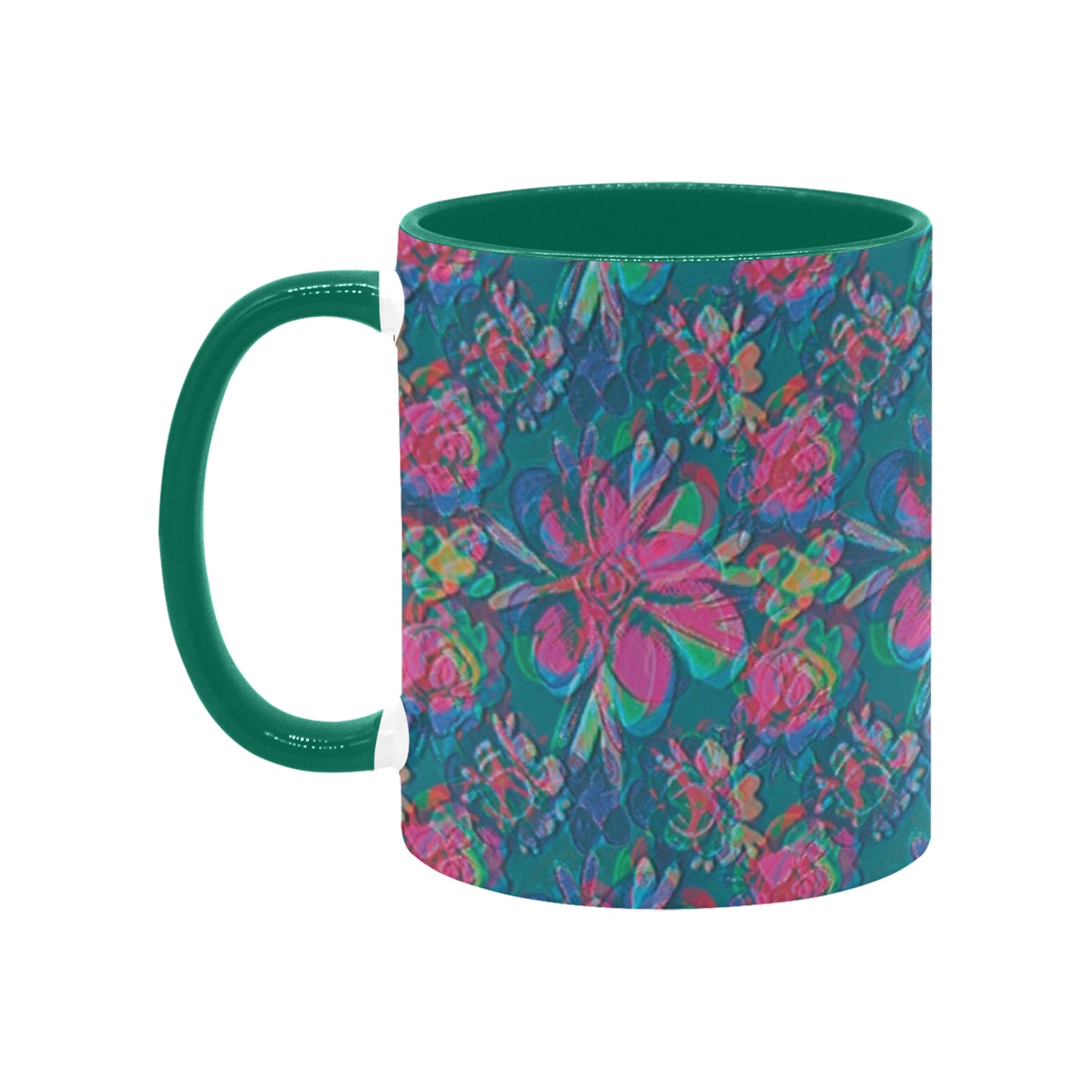 Unique Style Pattern Custom Inner Color Mug (11oz)