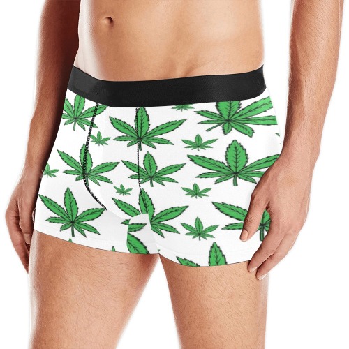 Marijuana leaves Men's All Over Print Boxer Briefs (Model L10)