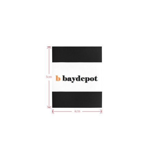 bbaydepot 9 Logo for Women's Clothes (4cm X 5cm)