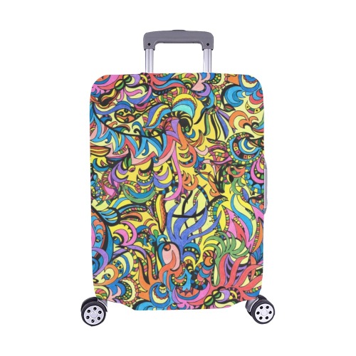 Mariana Trench Luggage Cover/Medium 22"-25"