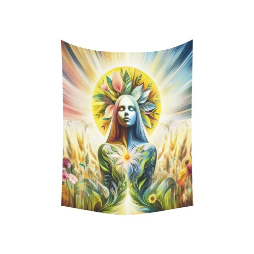 Mother Nature Polyester Peach Skin Wall Tapestry 30"x 40"