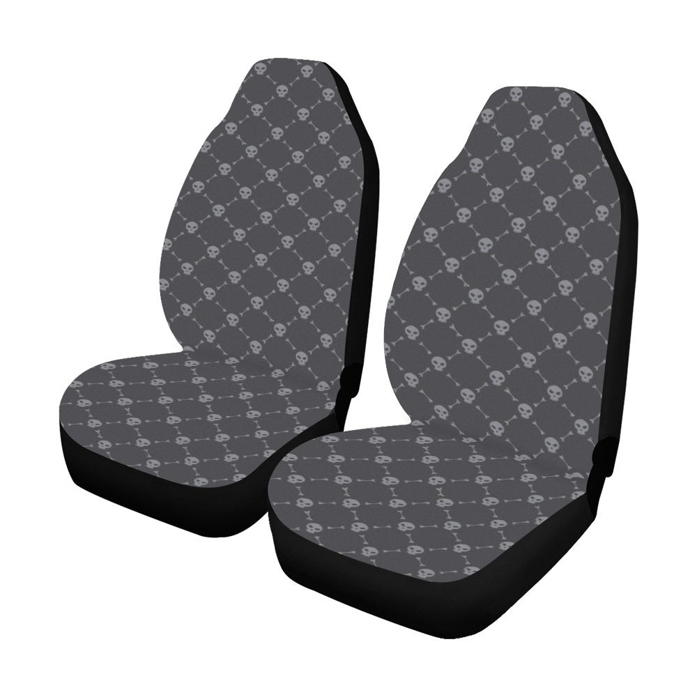 Skull Pattern Car Seat Covers (Set of 2)