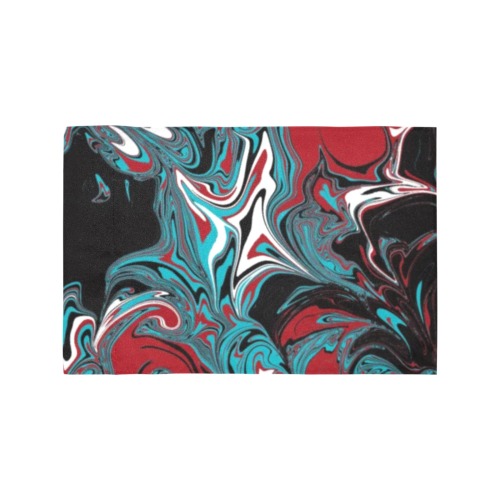Dark Wave of Colors Motorcycle Flag (Twin Sides)