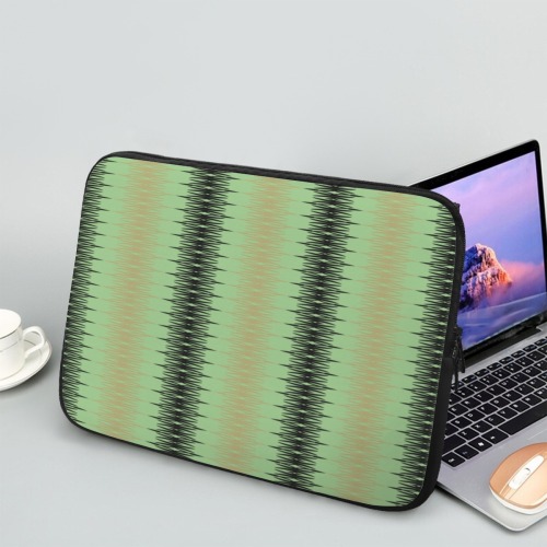 boho striped black beige