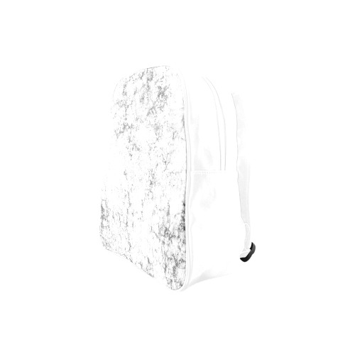 Textured gray School Backpack/Large (Model 1601)