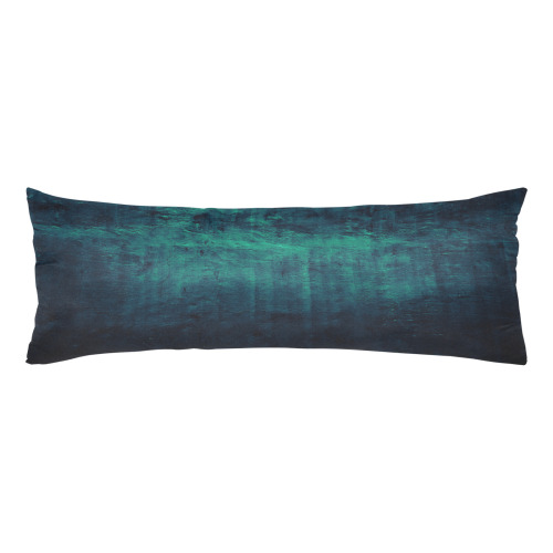 Teal Texture Body Pillow Case 20" x 54" (Two Sides)