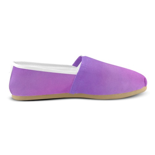 Misty Clouds Purple Unisex Casual Shoes (Model 004)