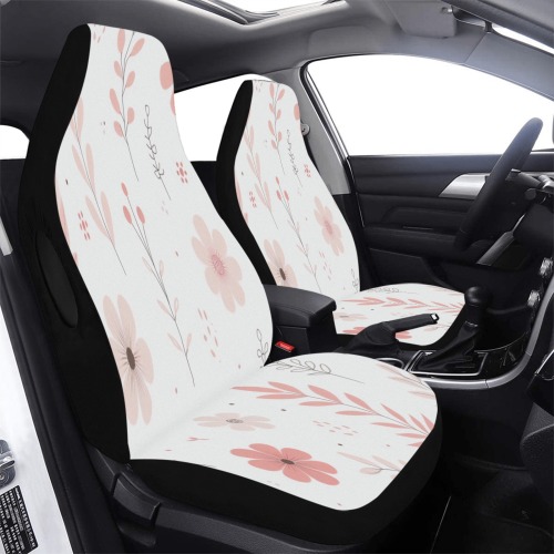 Boho Florals Car Seat Cover Airbag Compatible (Set of 2)