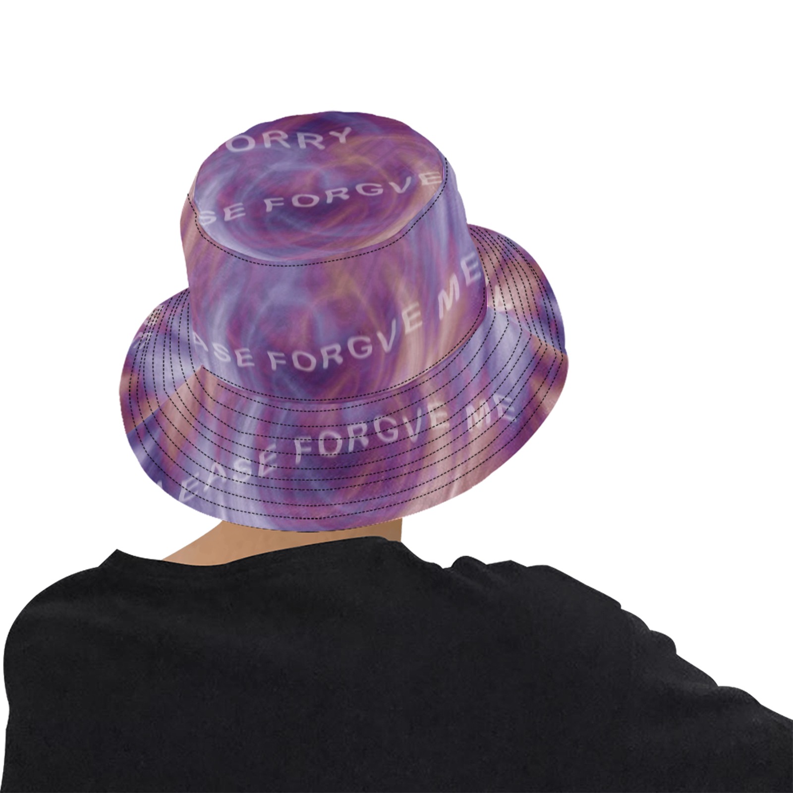 Ho'oponopono Purple Smoke Unisex Summer Bucket Hat