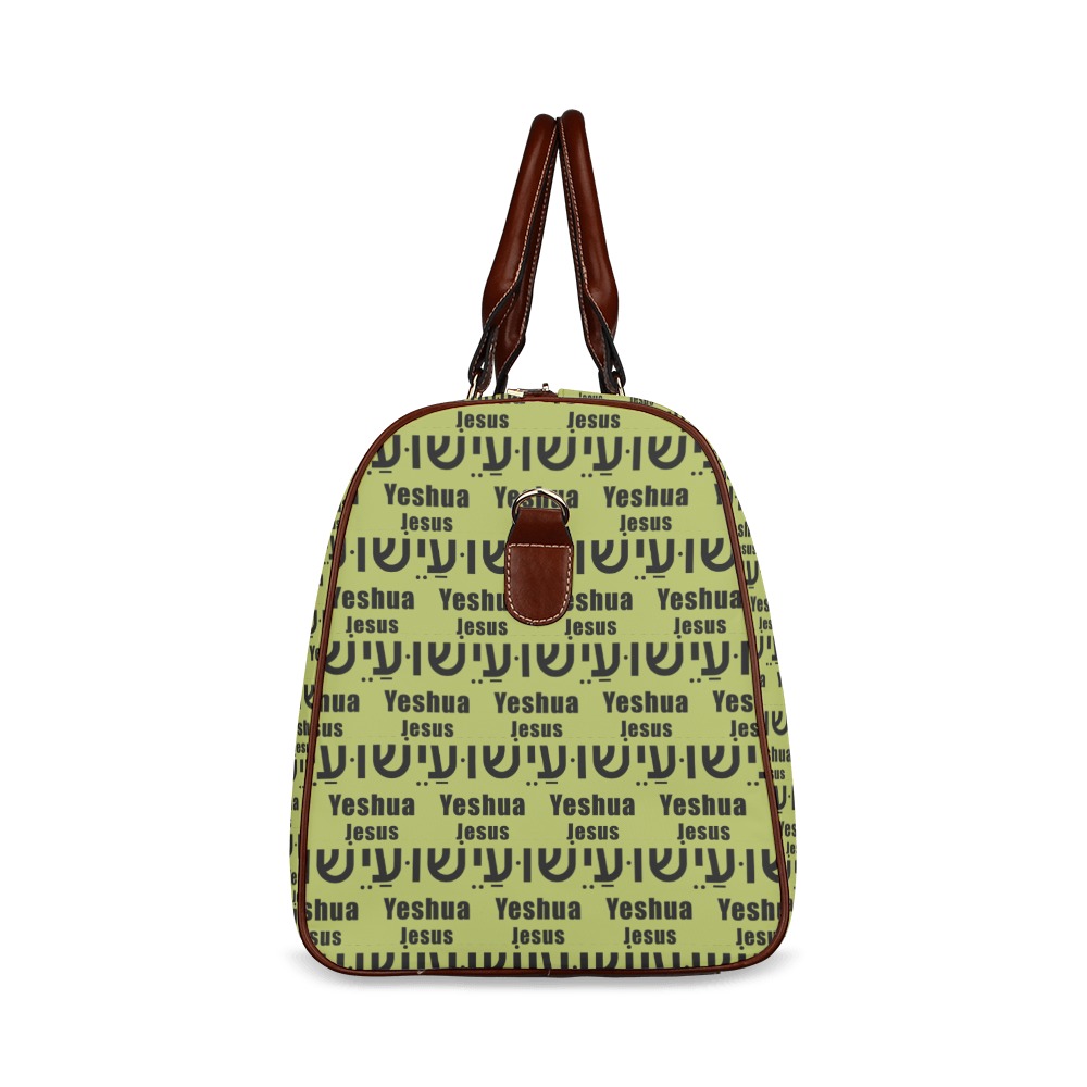 Yeshua Olive Lge Tote Bag Waterproof Travel Bag/Large (Model 1639)