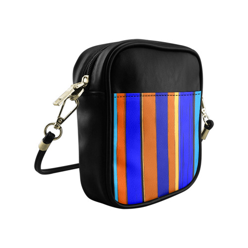 Abstract Blue And Orange 930 Sling Bag (Model 1627)