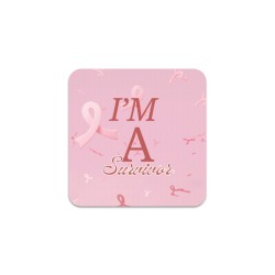 Breast Cancer Awareness Coaster Square Coaster