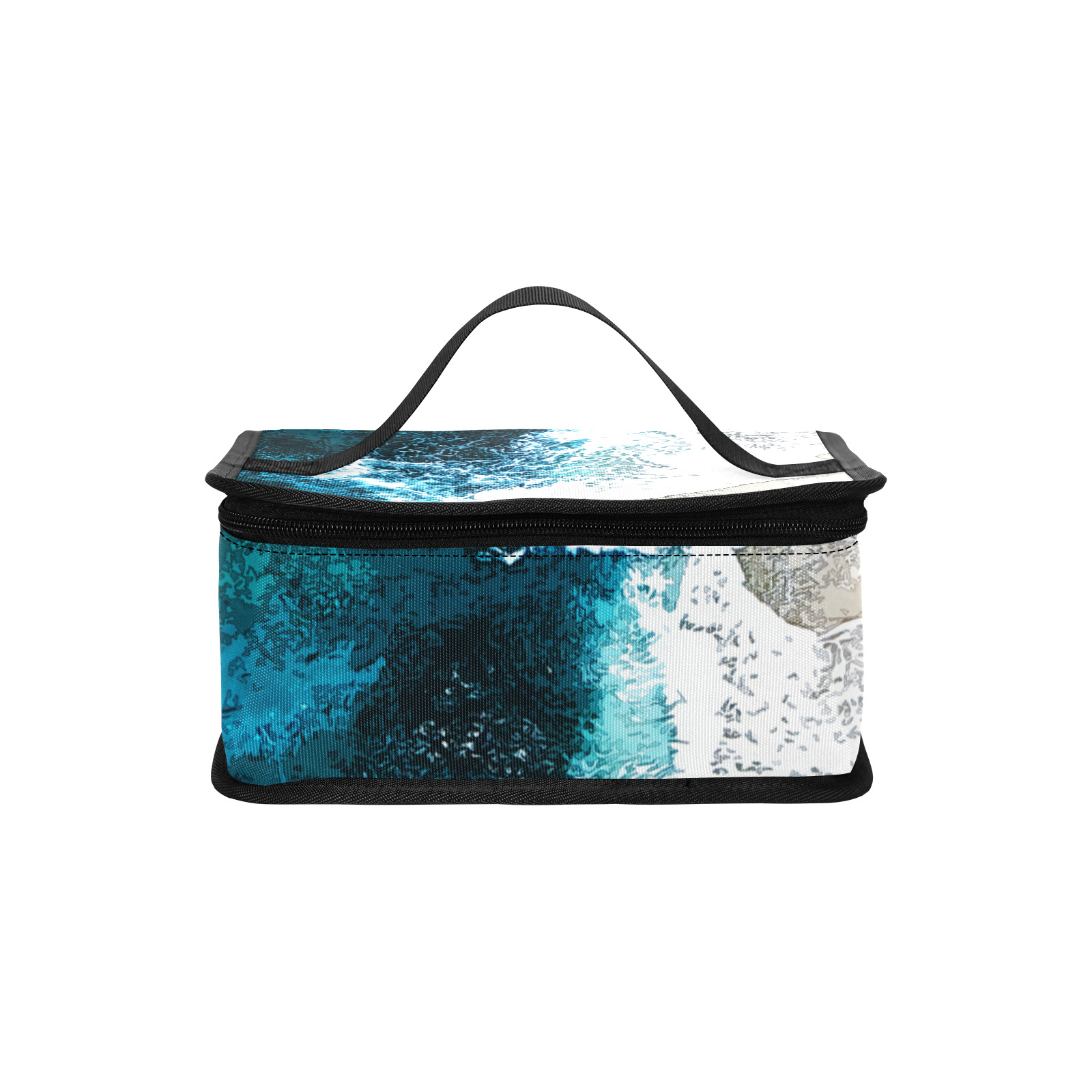 Ocean And Beach Portable Insulated Lunch Bag (Model 1727)