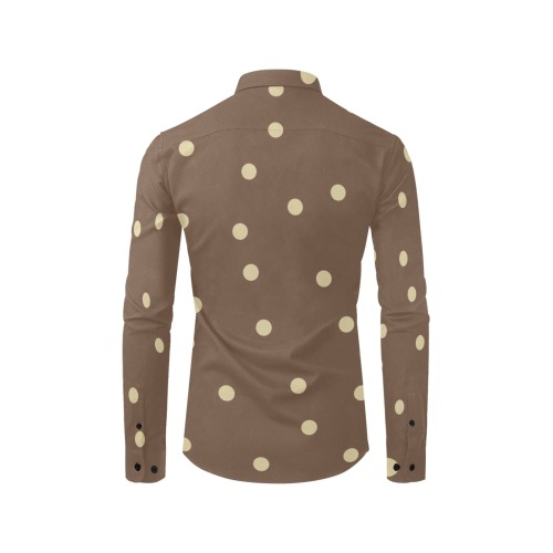 dot dot dot Men's All Over Print Casual Dress Shirt (Model T61)