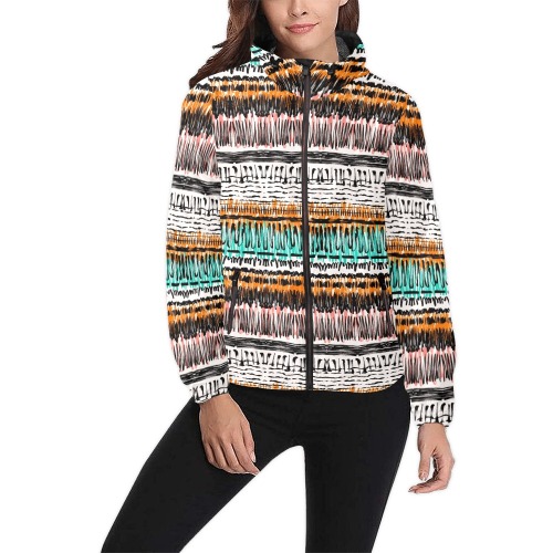 Abstract modern path stripes-964 Unisex All Over Print Windbreaker (Model H23)