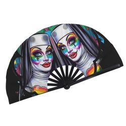 Sisters by Fetishworld Folding Clack Fan